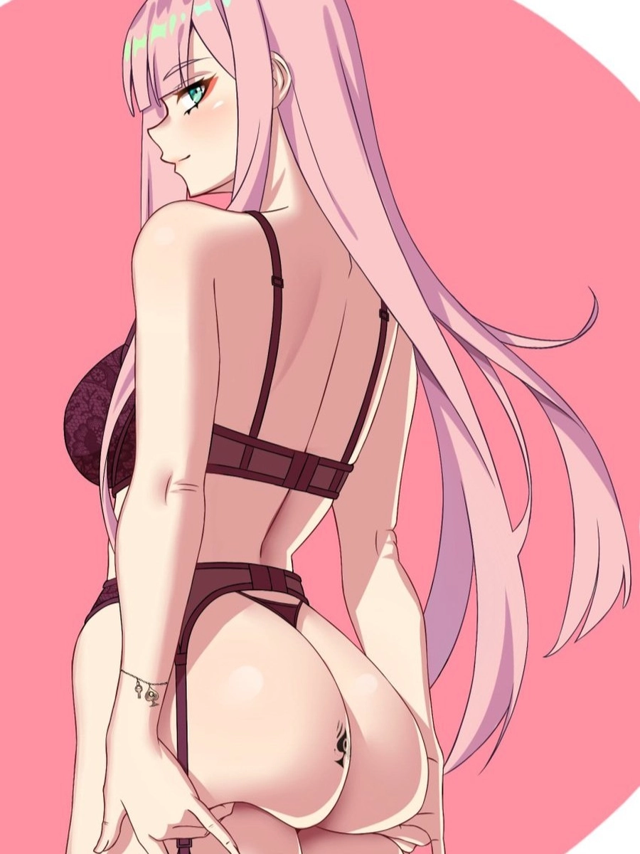 zero two ánh mắt mê hoặc