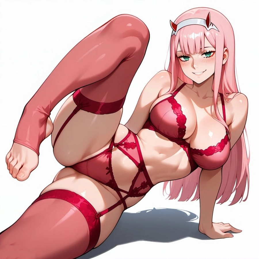 zero two quyến rũ phong cách anime
