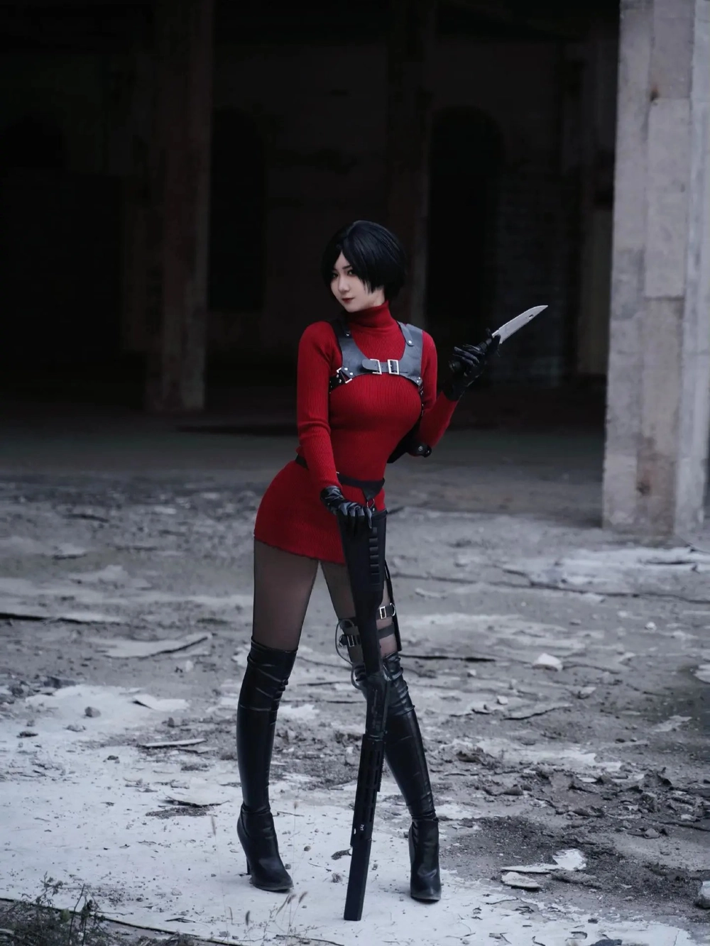 ảnh ada wong cosplay phong cách ngầu