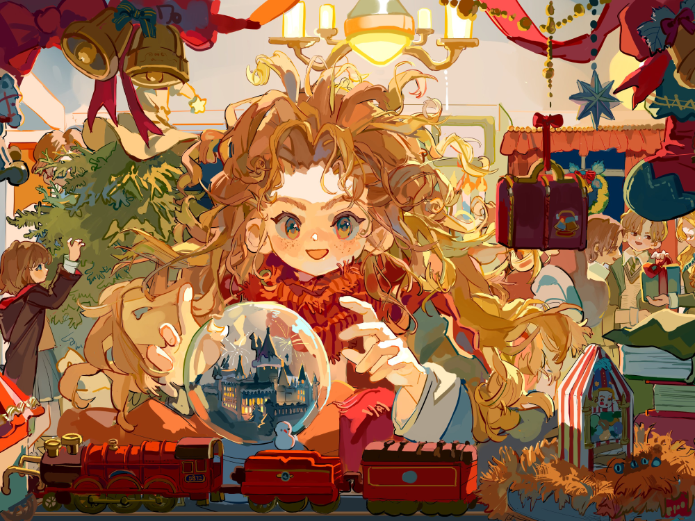 ảnh anime giáng sinh nhân vật nam