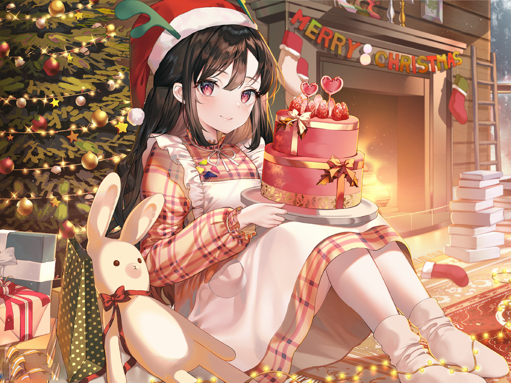 ảnh anime giáng sinh phong cách anime