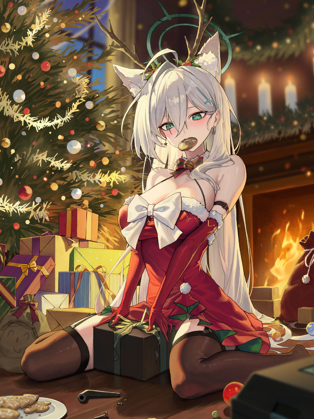 ảnh anime giáng sinh phong cách noel