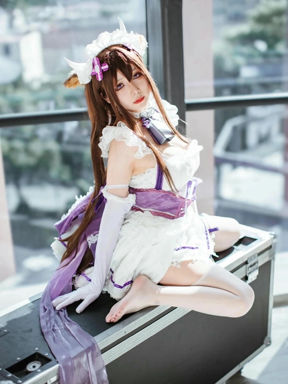 ảnh bò sữa cosplay dễ thương