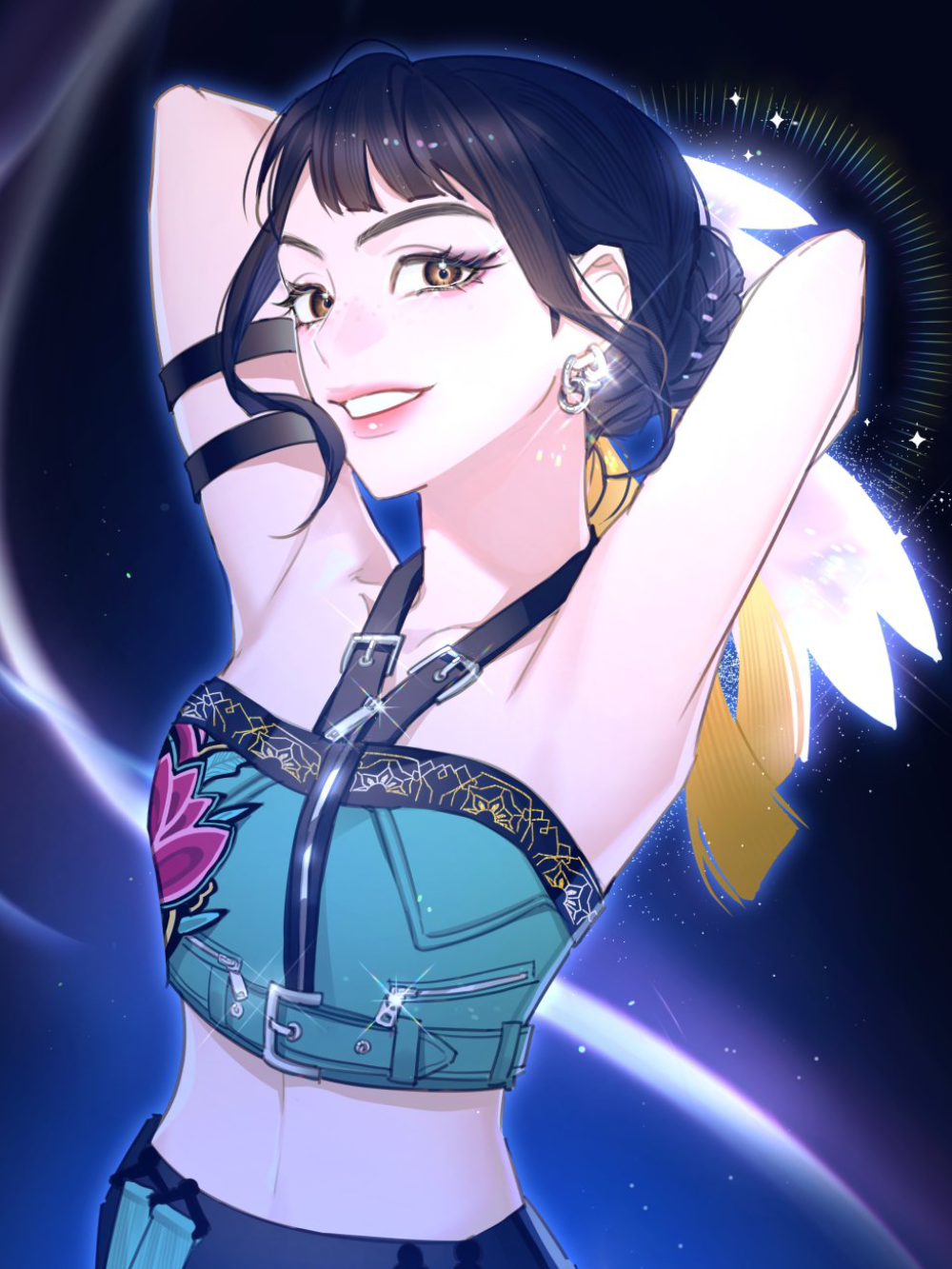 ảnh closeup zoey anime