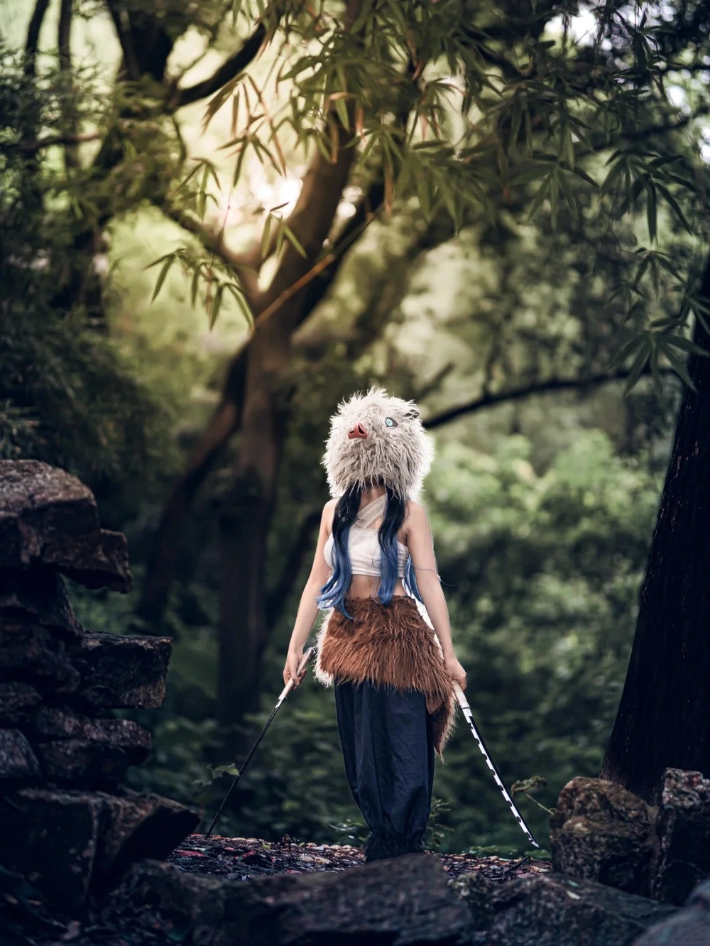 ảnh cosplay inosuke chân dung