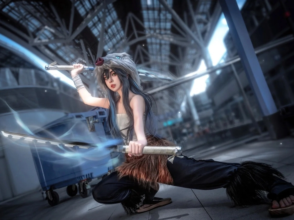 ảnh inosuke cosplay nghệ thuật