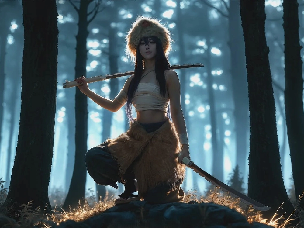 ảnh inosuke cosplay ngoài đời chân thực