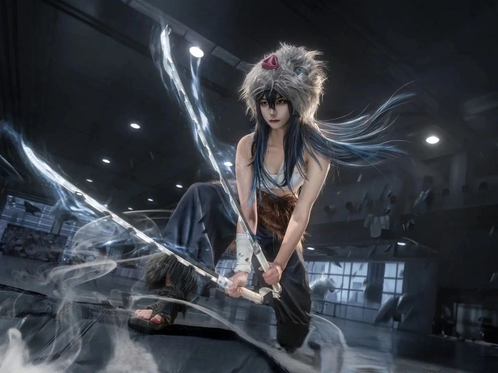 ảnh inosuke cosplay phong cách ngầu