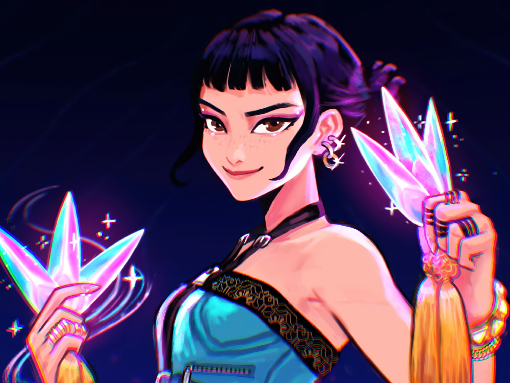 ảnh zoey anime dễ thương