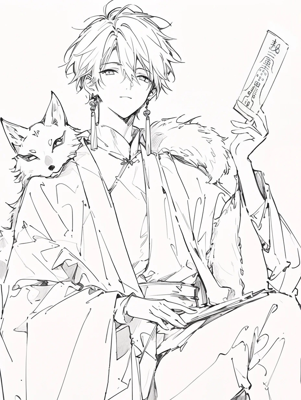 ảnhvẽ anime nam nét đẹp