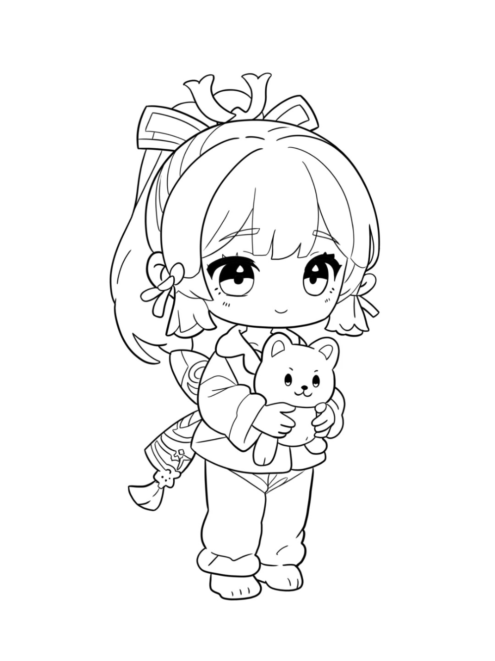 anime chibi girl kawaii vẽ dễ