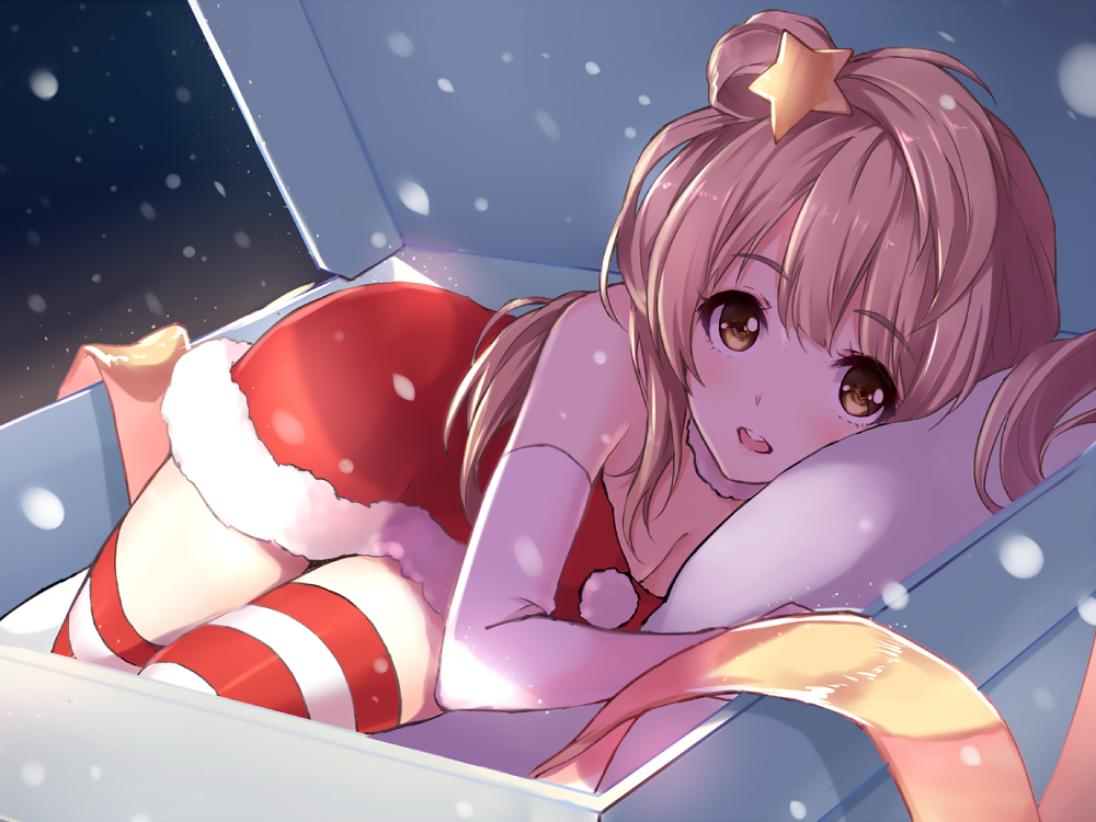 anime giáng sinh hiếm phong cách kawaii