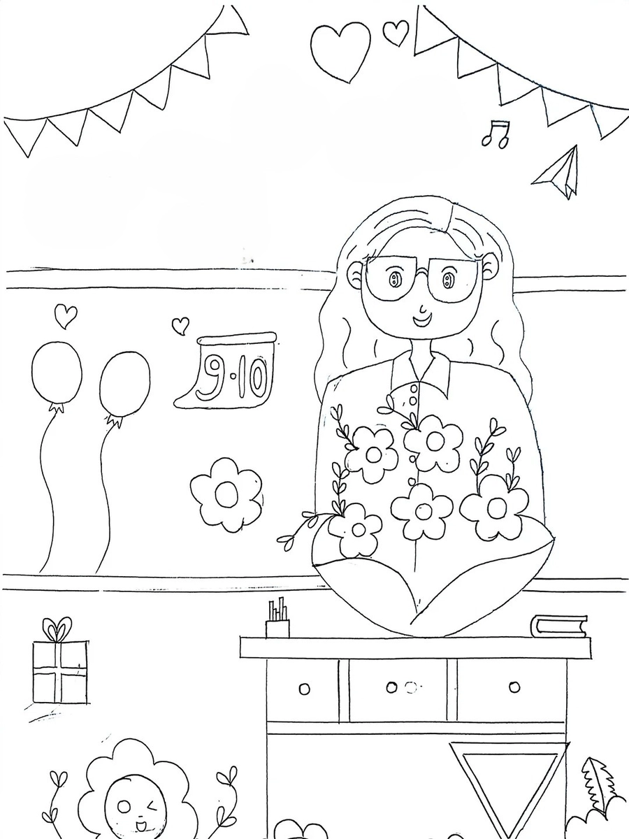 bước vẽ cô giáo anime cơ bản