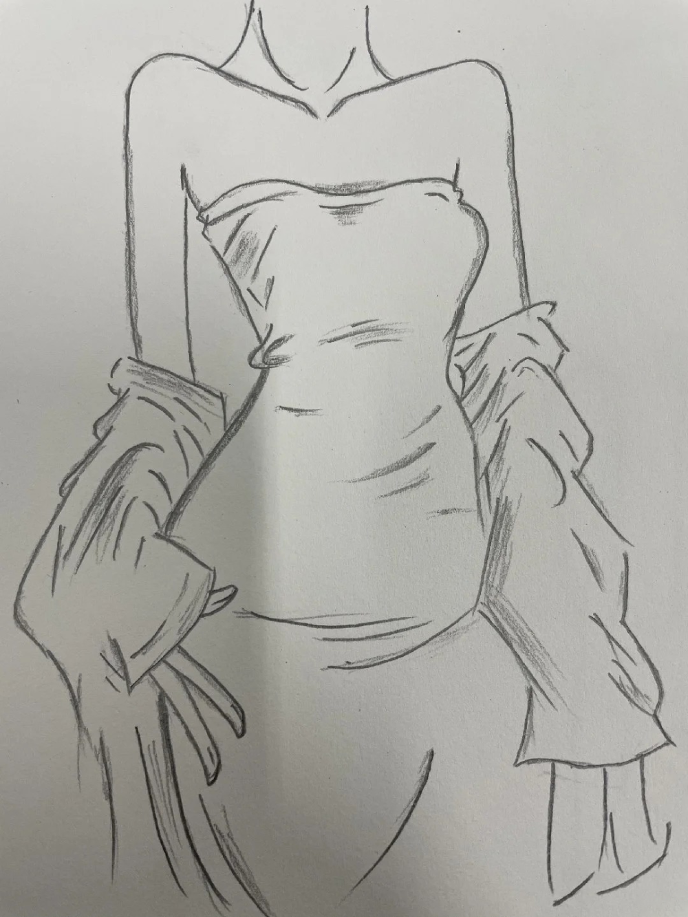 cách vẽ váy công chúa anime dễ hiểu