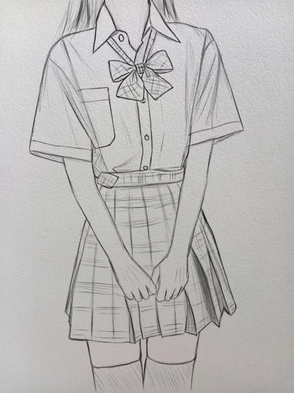 chi tiết vẽ váy anime dễ thương cho người mới