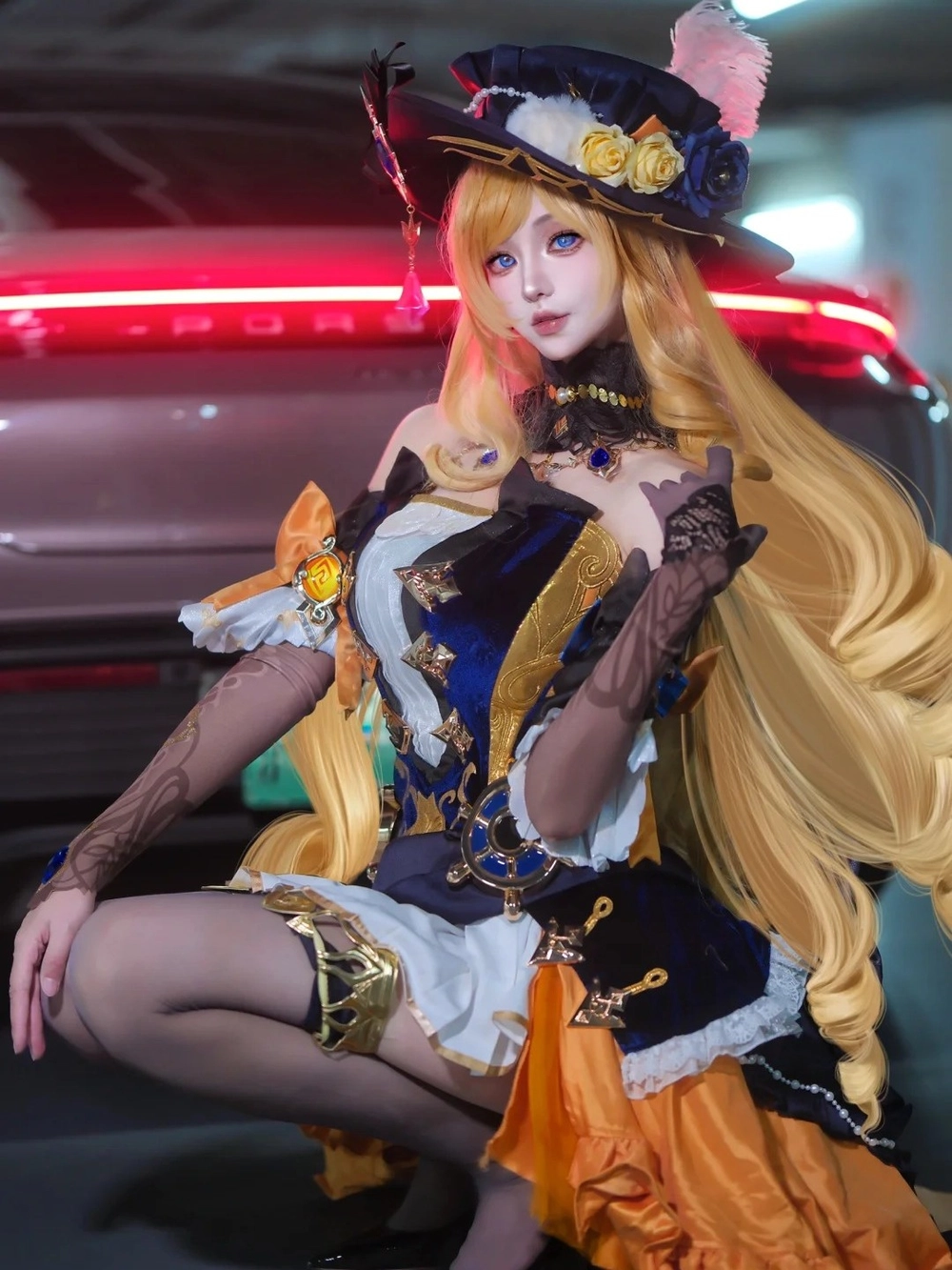 cosplay navia ngoài trời ảnh