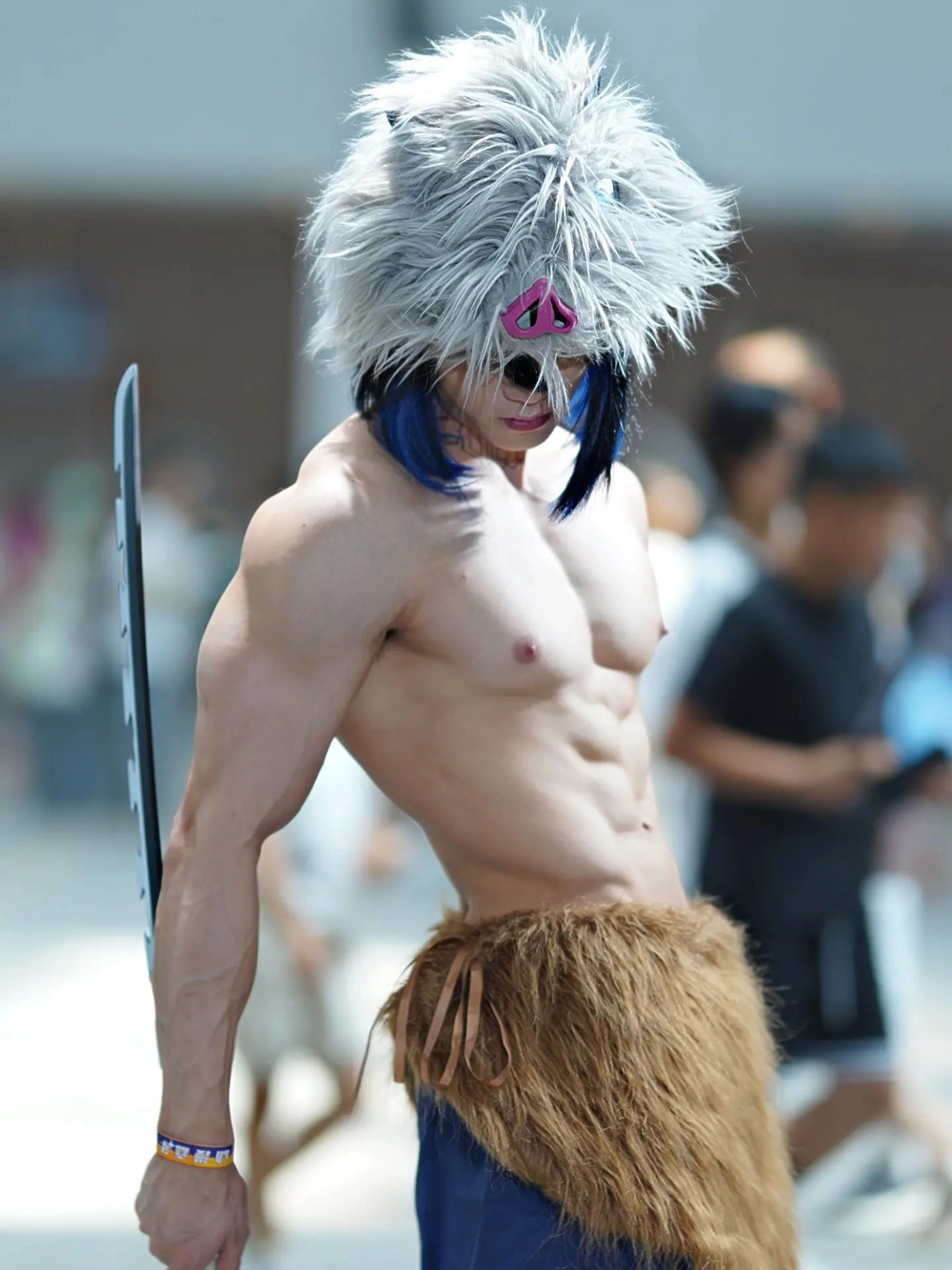 cosplay nhân vật inosuke anime