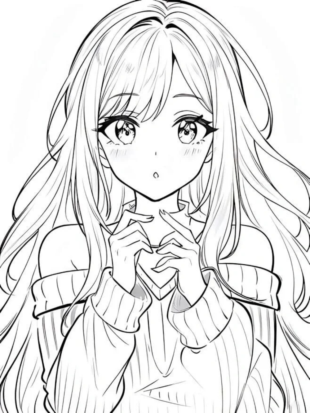 hình ảnh anime đơn giản cute xinh