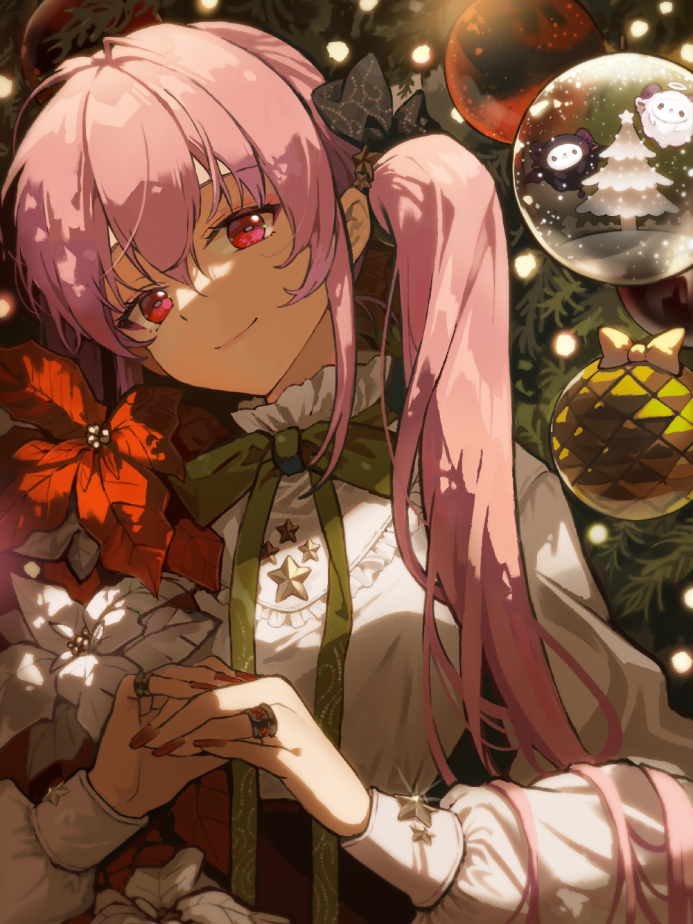 hình ảnh anime giáng sinh mùa noel