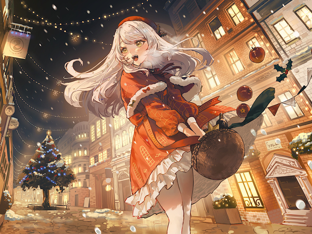 hình ảnh anime giáng sinh nghệ thuật