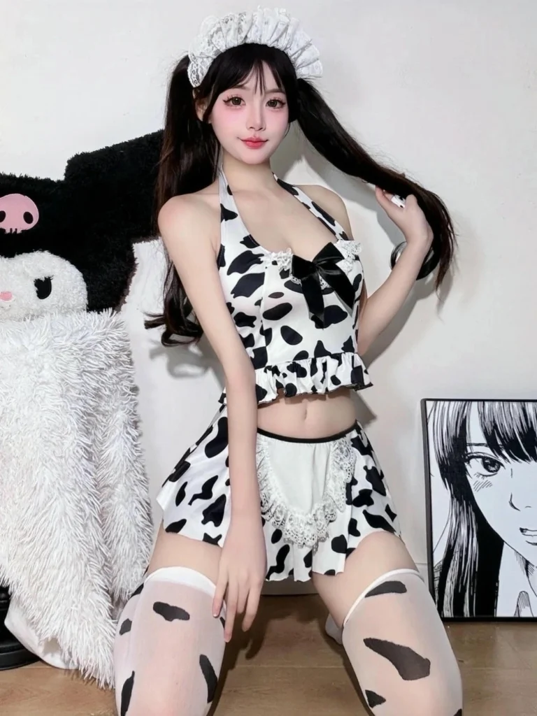 hình ảnh cosplay bò sữa sắc nét