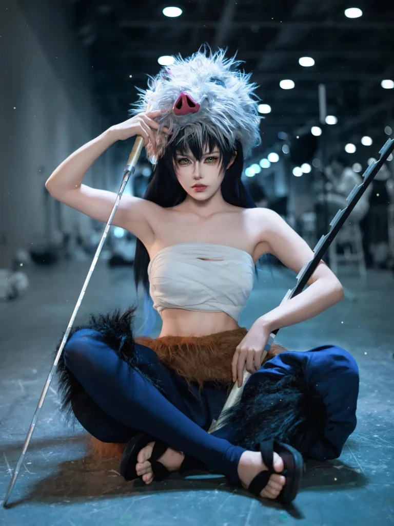 hình ảnh cosplay inosuke ngầu lòi