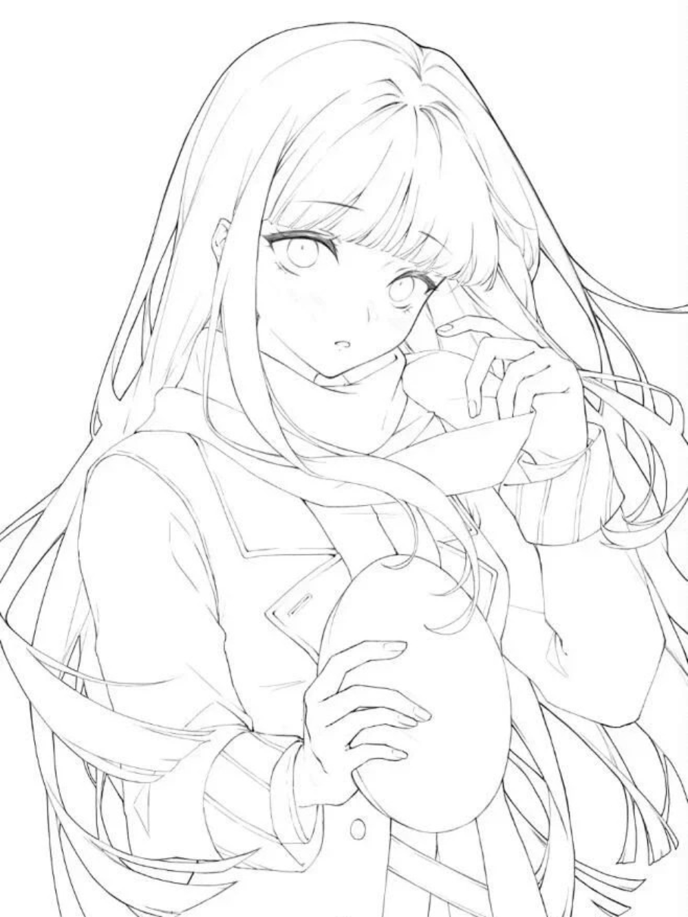 hình anime đơn giản ngầu ấn tượng