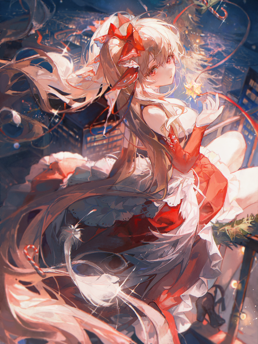 hình anime giáng sinh mùa đông