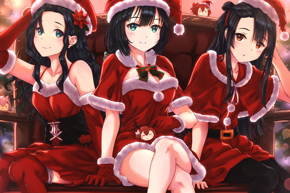 hình anime giáng sinh vẽ tay