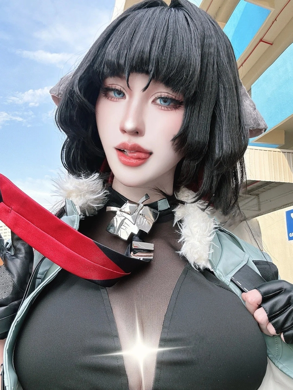 hình cosplay jane doe cá tính