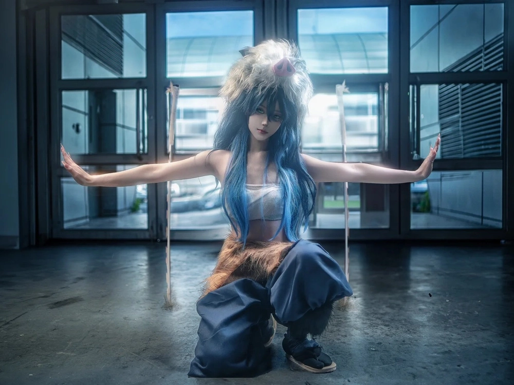 hình inosuke cosplay rõ nét