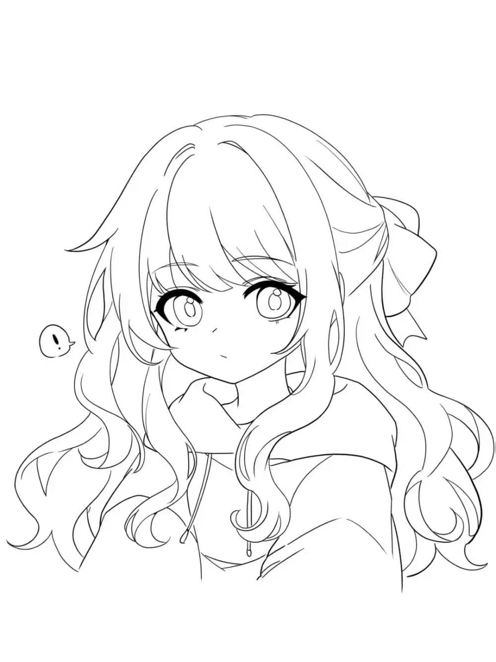 hình vẽ anime cute nữ