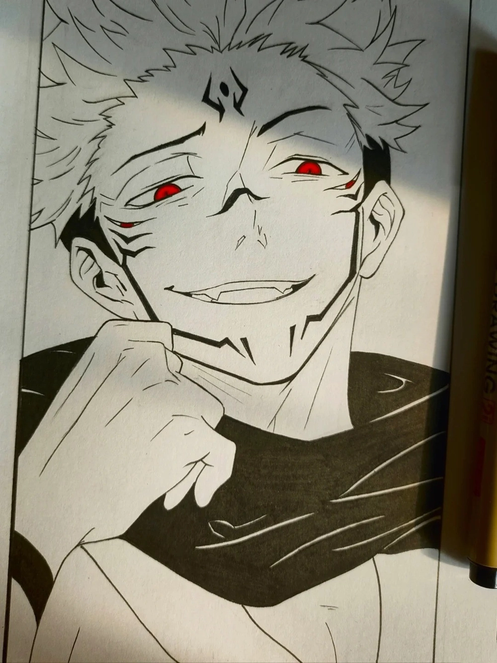 hình vẽ anime nam nghệ thuật