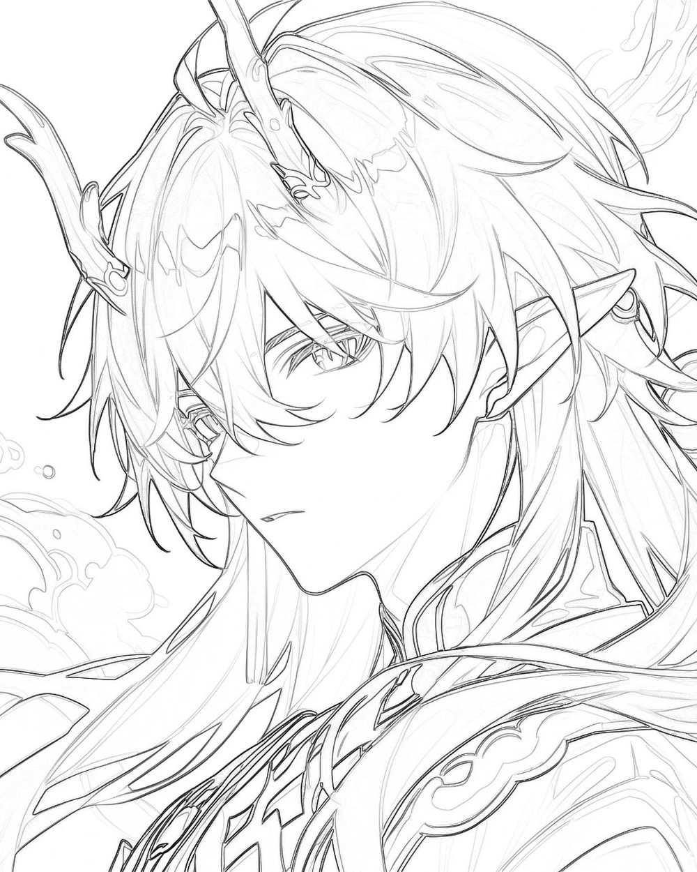 hình vẽ anime nam trẻ trung