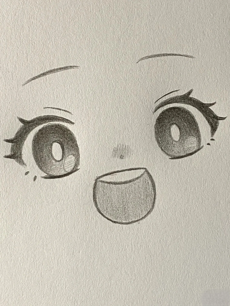 hình vẽ mắt anime chibi đáng yêu