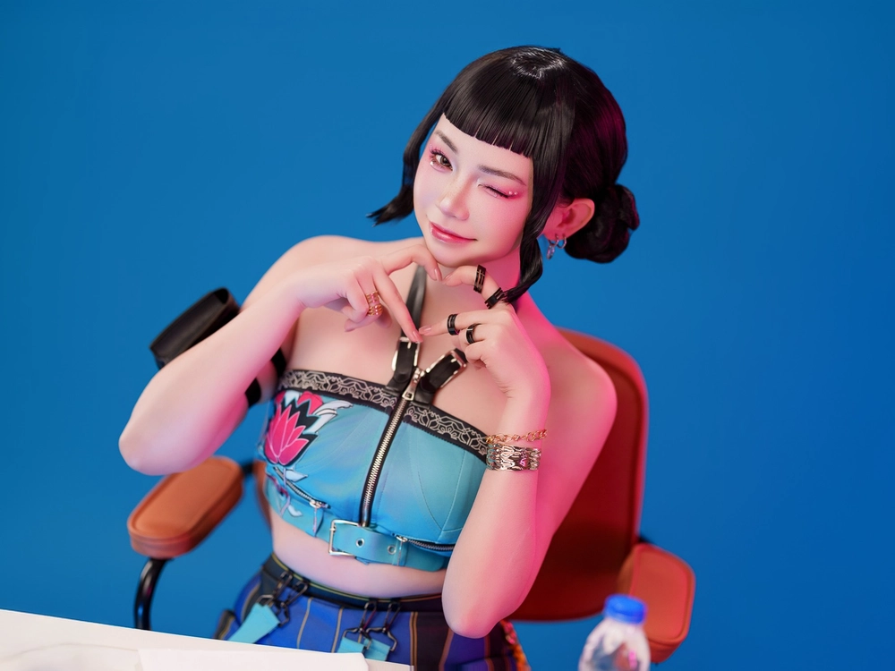 hình zoey cosplay ấn tượng