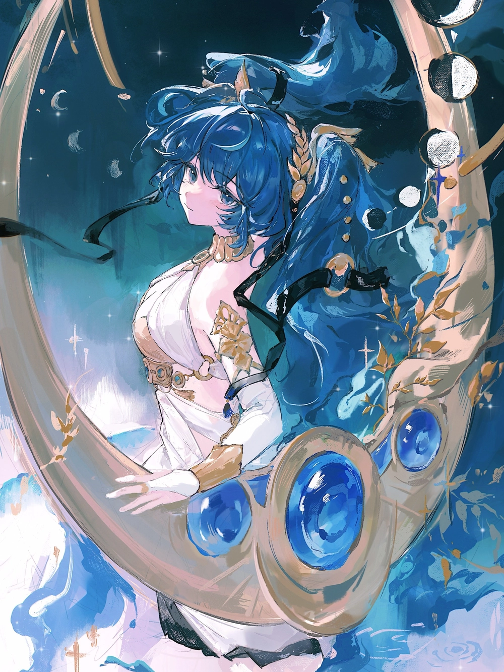 iuno wuwa wallpaper phong cách anime