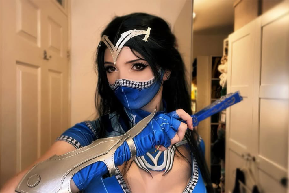 kitana cosplay đẹp mắt