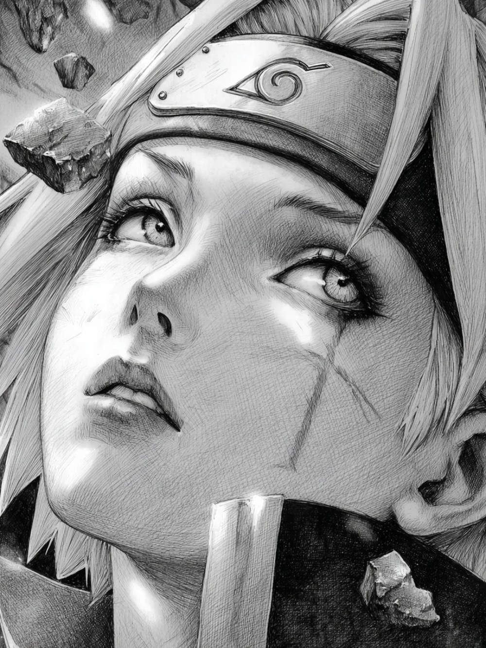 mẫu tham khảo tranh vẽ nhân vật hoạt hình anime