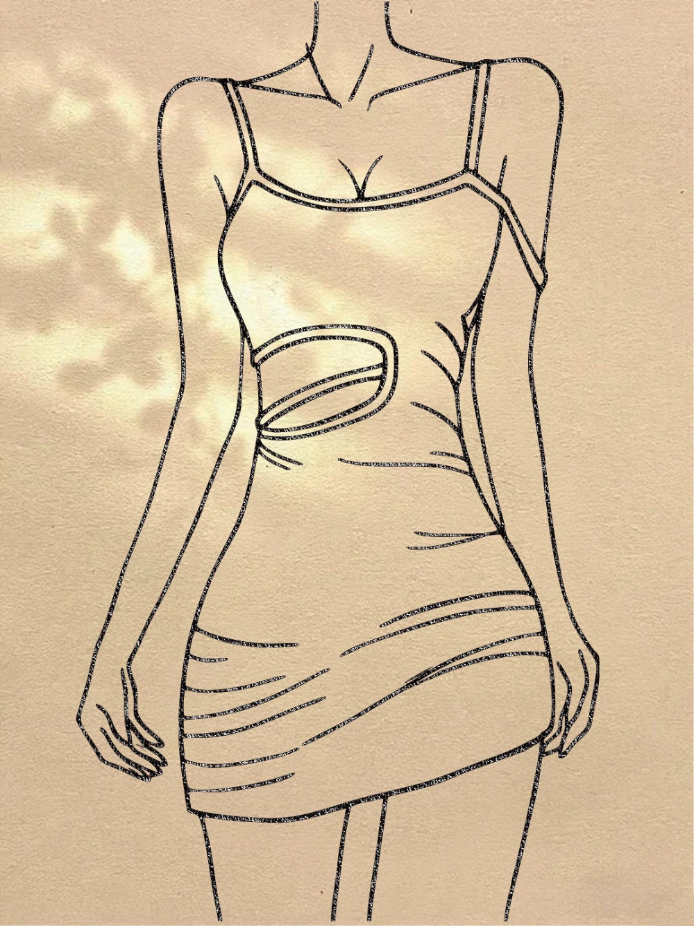 mẫu vẽ váy anime đơn giản dễ vẽ