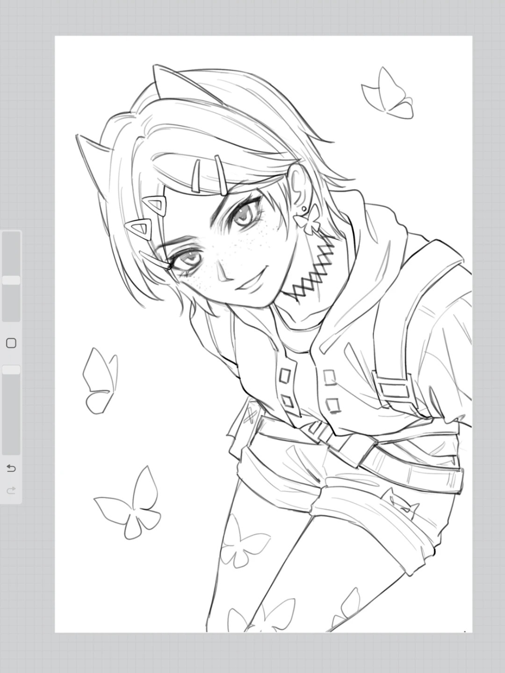 tạo hình mới lạ nhân vật vẽ anime