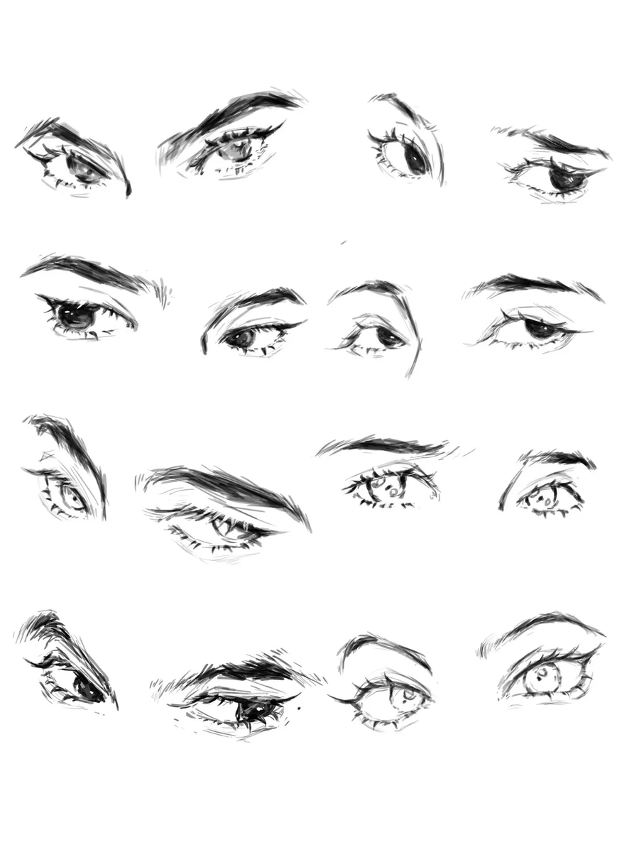 tổng hợp các kiểu vẽ mắt anime nữ đẹp