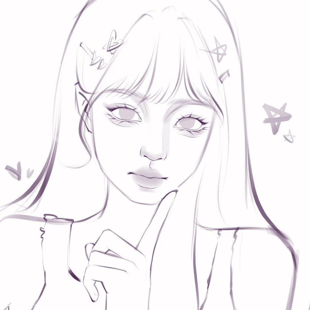 tổng hợp vẽ tóc anime nữ đẹp nhất