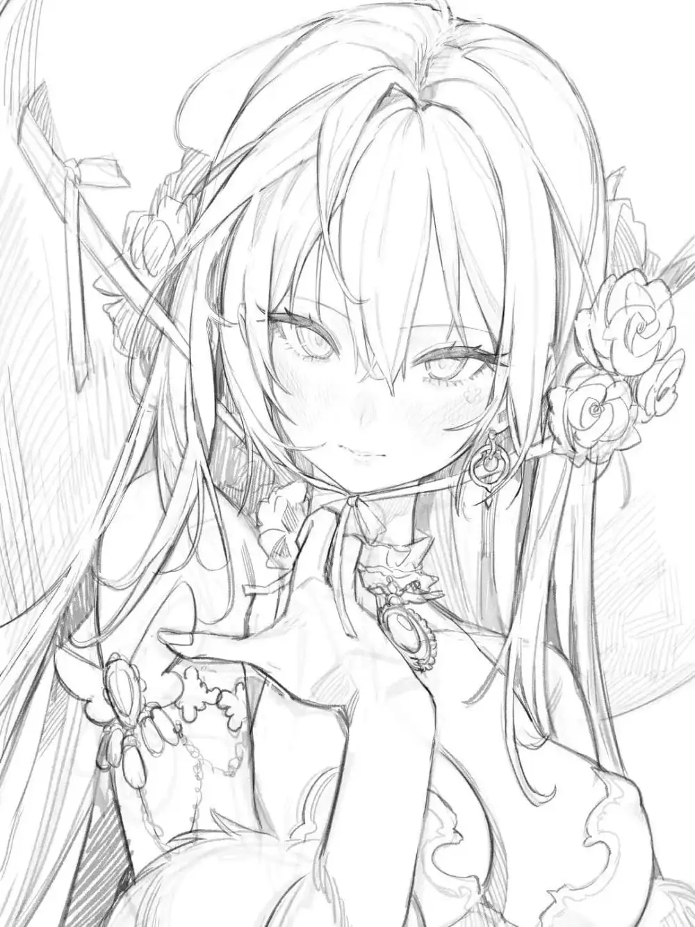 tranh vẽ anime nghệ thuật