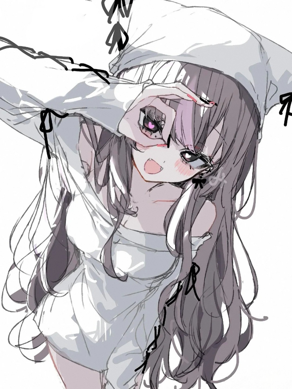 tranh vẽ người anime nghệ thuật