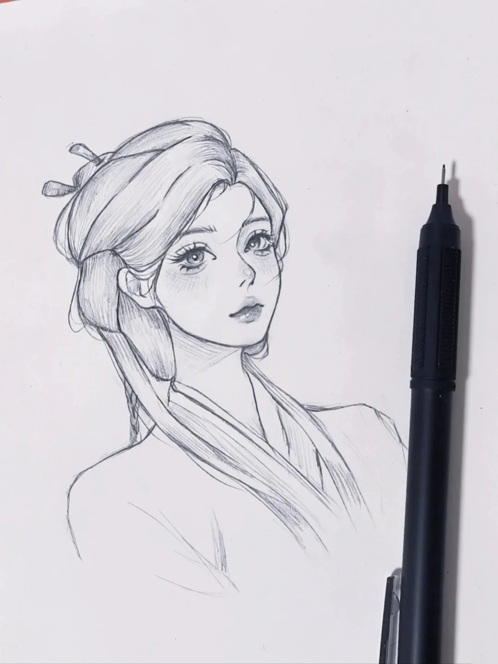 vẽ anime nữ cute 5