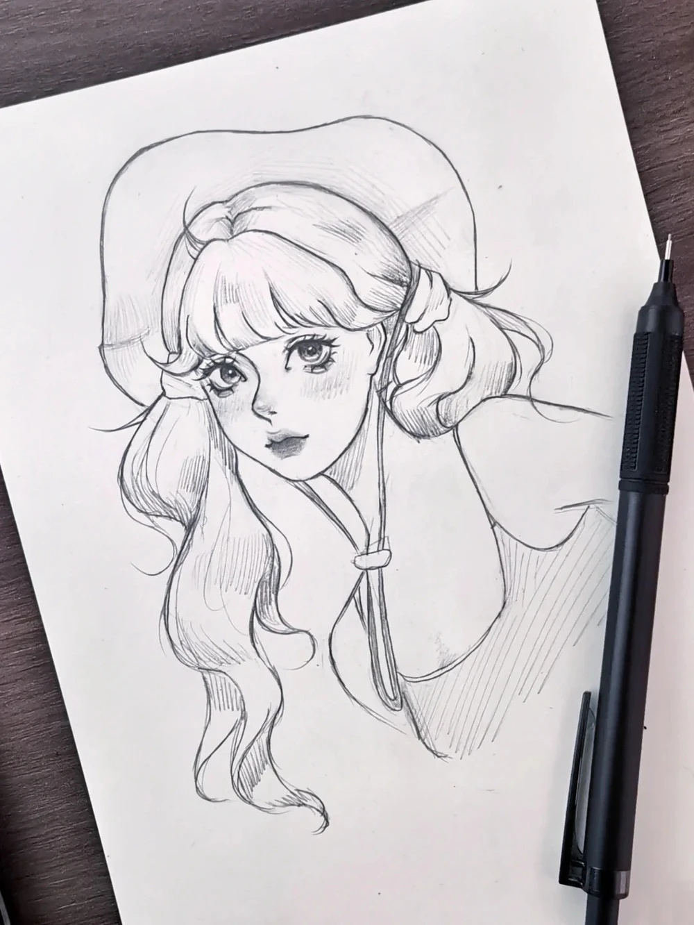 vẽ anime nữ cute 6