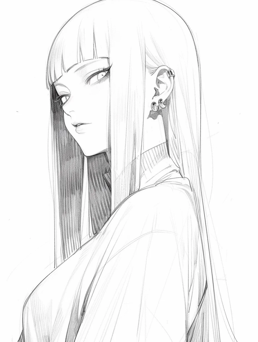 vẽ anime nữ phong cách anime