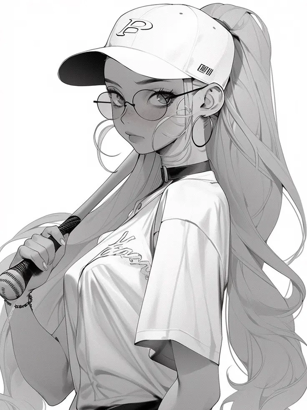 vẽ anime nữ tạo dáng