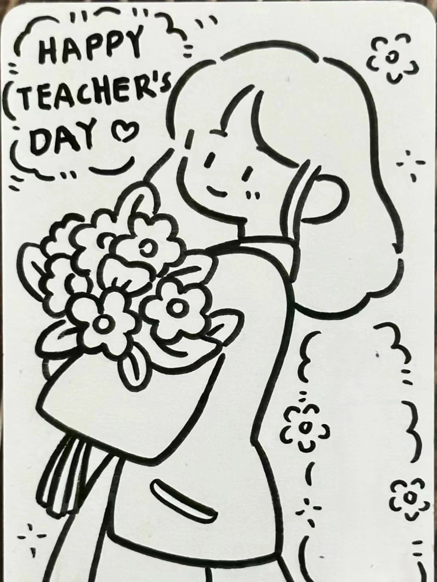 vẽ cô giáo anime bản vẽ đẹp